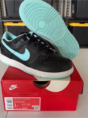 Nike Kids Dunk Low - Barber Shop (PS) - Size 1Y